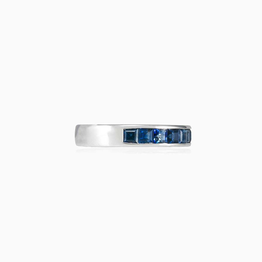 Woman Monte Cristo | Blue Sapphire Band