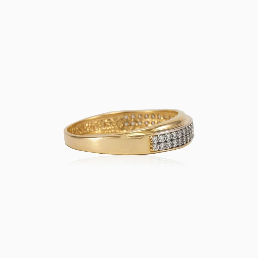 Woman Monte Cristo | Double Row Band Ring