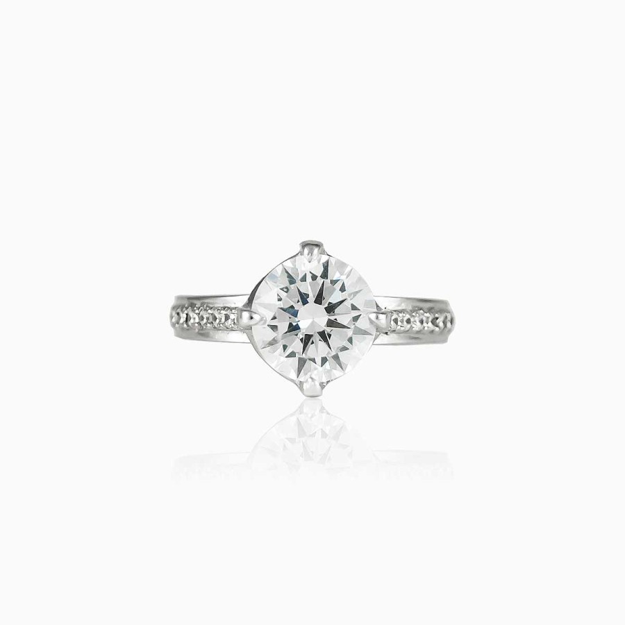 Woman Monte Cristo | Round Accent Ring