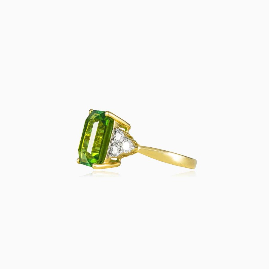 Woman Monte Cristo | Green Tourmaline Ring