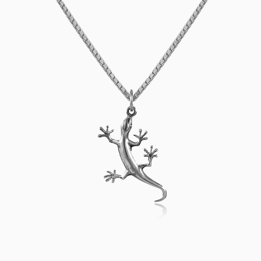 Man Monte Cristo | Silver Gecko Pendant