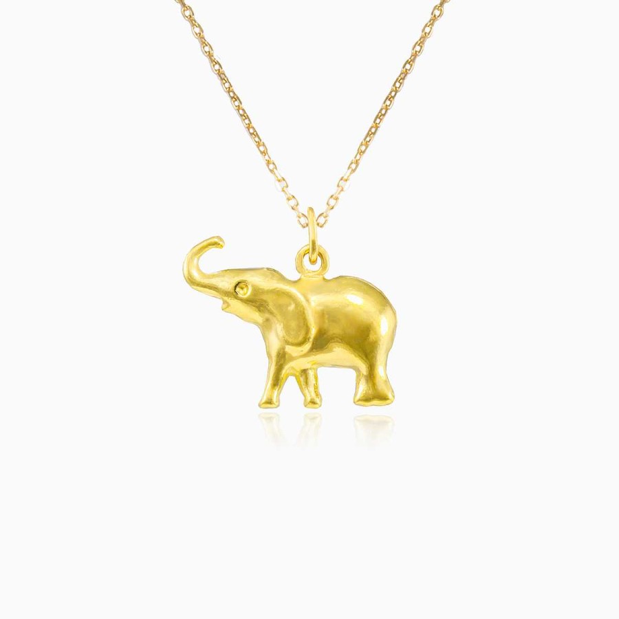 Woman Monte Cristo | Elephant Gold Pendant