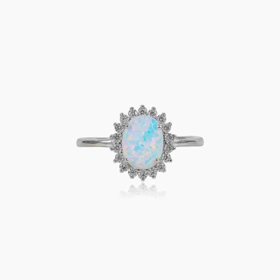 Woman Monte Cristo | Royal White Opal Ring