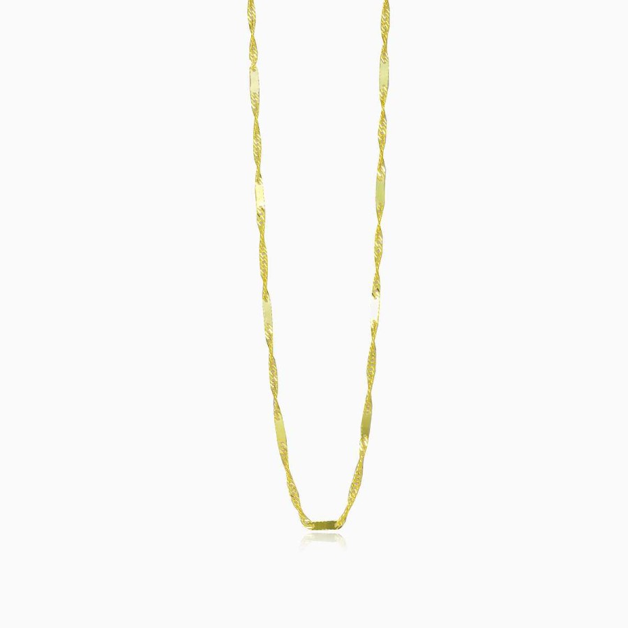 Woman Monte Cristo | Twisted Gold Chain