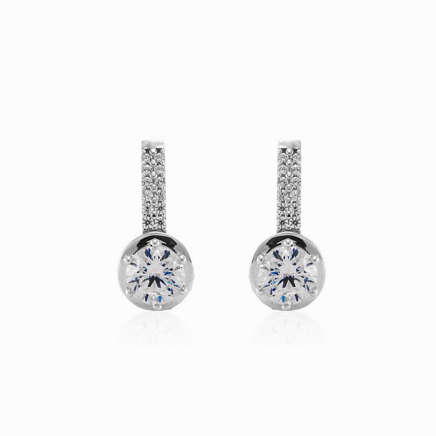 Woman Monte Cristo | Fantas A White Gold Earrings