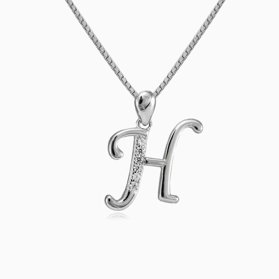 Woman Monte Cristo | Letter H Pendant