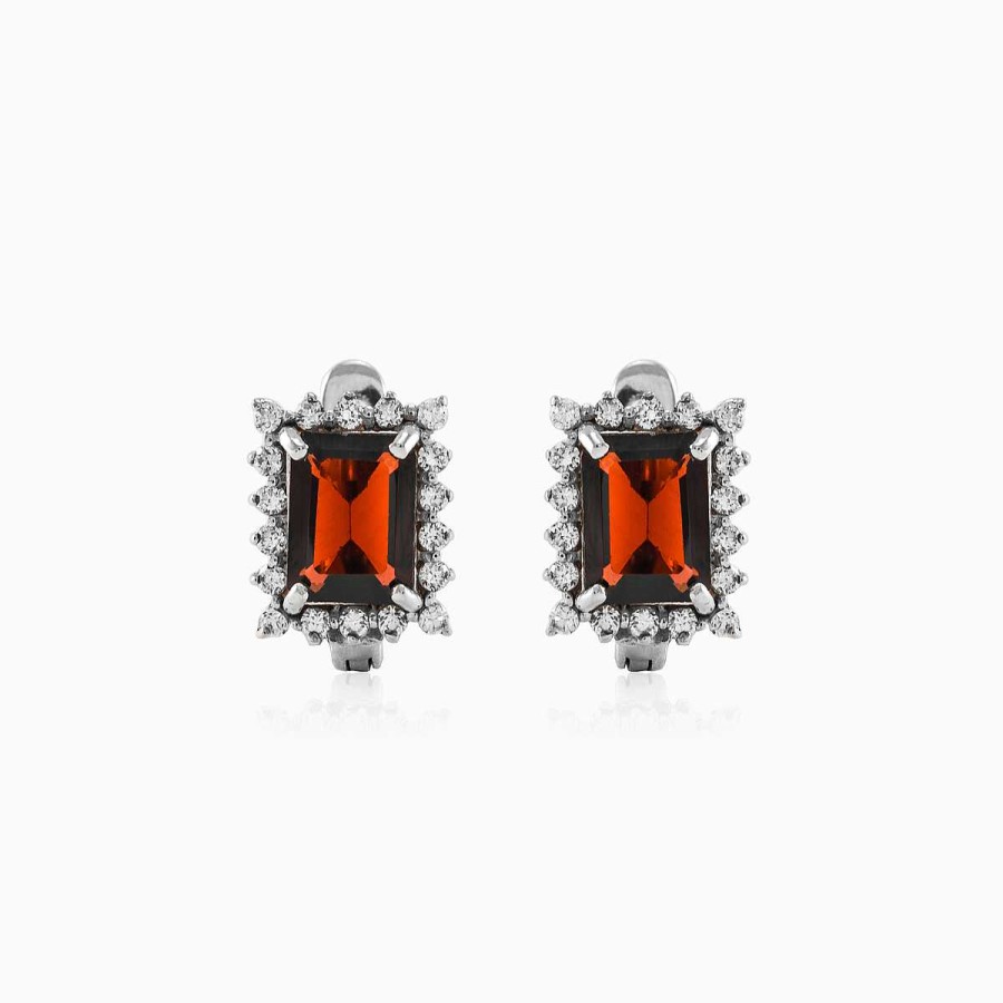 Woman Monte Cristo | Classy Silver Earrings