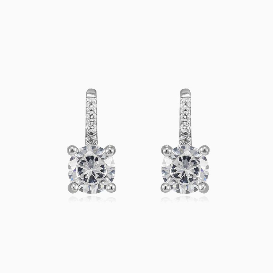 Woman Monte Cristo | One Crystal Drop Earrings