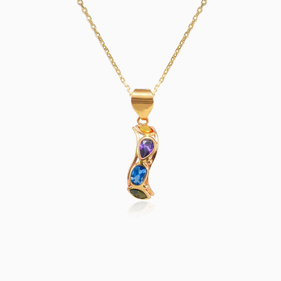 Woman Monte Cristo | Mosaico Snake Gold Pendant