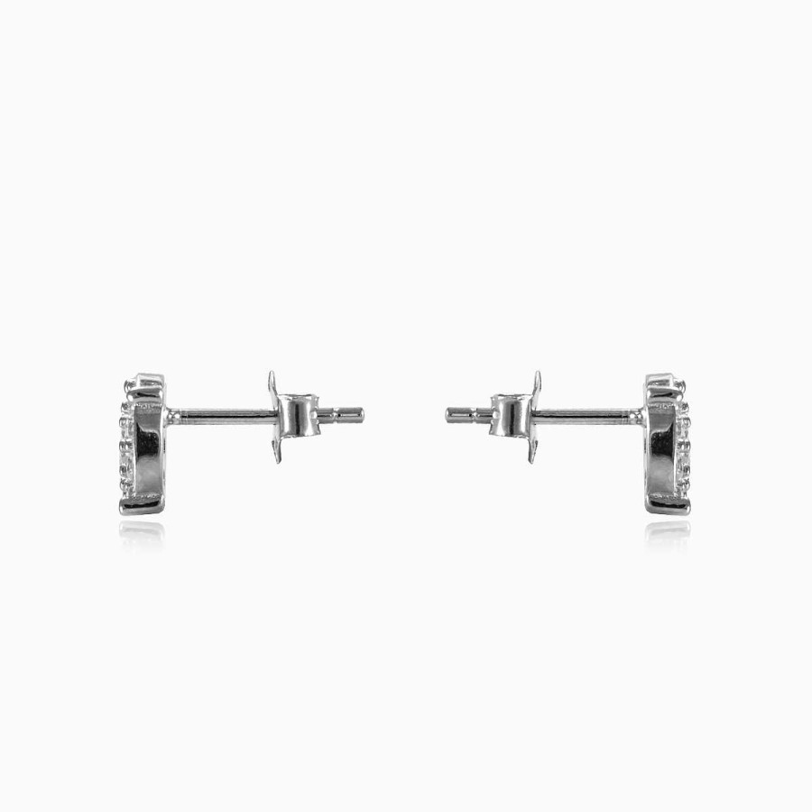 Woman Monte Cristo | Flat Crystal Earrings