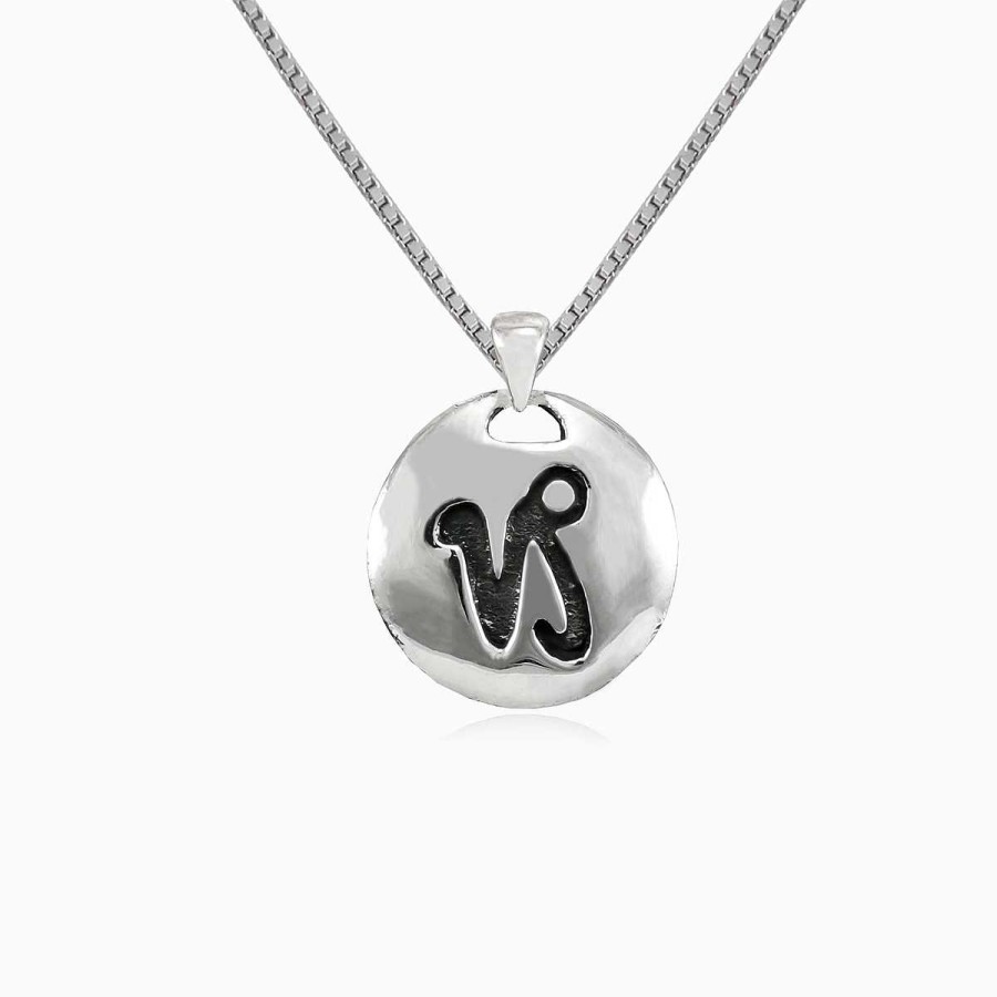 Woman Monte Cristo | Capricorn Silver Pendant