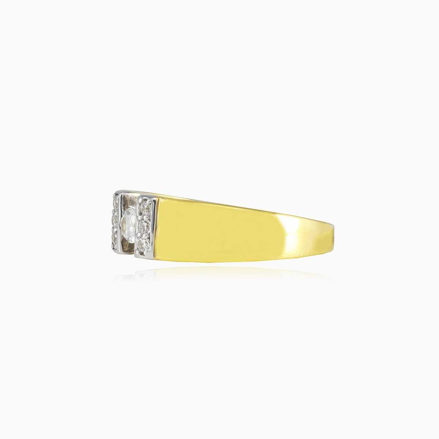 Woman Monte Cristo | Shiny Tension Gold Ring