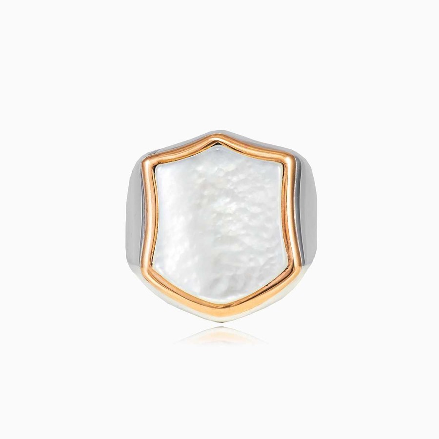 Woman Monte Cristo | Coat Of Arms Nacre Ring